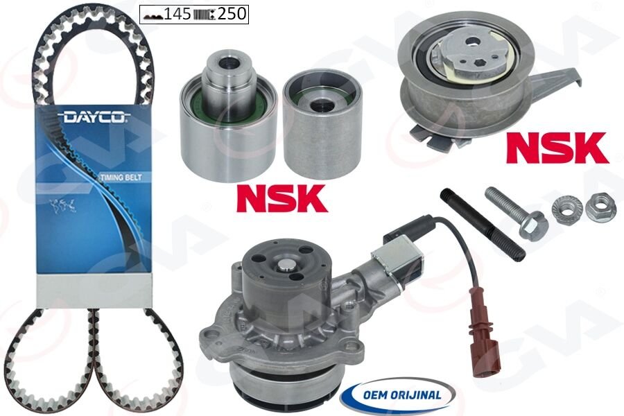 DEVİRDAİMLİ TRİGER SETİ GOLF7-A3-LEON-PASSAT-TİGUAN 1.6-2.0 TDİ 13 CLHA/B-DCXA-CRLB-CUVC-CRKA-CRKB-GVA 59WPK7560D-3-04L198119B-04L198119A-04L121011E