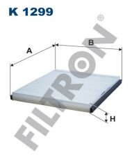 KABİN FİLTRESİ SUZUKI JİMNY 1.3 16V 82HP 02/01--FILTRON K1299-9586081A10